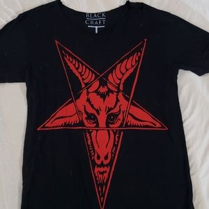 Black craft baphomet tee